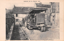 CHATEAU-THIERRY (Aisne) - Bataille De La Marne, Guerre 1914-18 - Artillerie Américaine Se Dirigeant Vers Le Front - Auto - Chateau Thierry