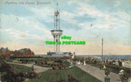 R618036 Gardens And Tower. Yarmouth. Valentines Series. 1912 - Wereld