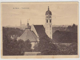 39042907 - Muenchen Thalkirchen. Kirche St. Maria Gelaufen Am 28.08.1936, Marke Wurde Entfernt. Leicht Fleckig, Leicht  - Muenchen