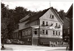 Winterstein, Gasthaus Zum Hirsch M. Parkenden Oldtimern, Ungebr. Sw-AK - Sonstige & Ohne Zuordnung