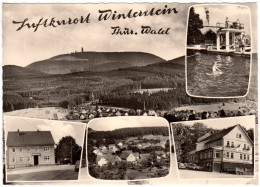 Winterstein, Freibad U. 2 Gasthäuser, Ungebr. Mehrbild Sw-AK - Other & Unclassified