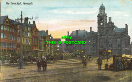 R618046 Town Hall. Yarmouth. R. Fleeman. Market Row Series. 1908 - Wereld
