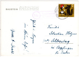 BRD 1960, Landpoststpl. 14b OGGELSHAUSEN über Riedlingen Auf Karte M. 7+3 Pf. - Lettres & Documents