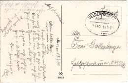 DR 1941, Bahnpost Stpl. VELDEN - DORFEN Auf Feldpost Karte V. Moosen  - Autres & Non Classés