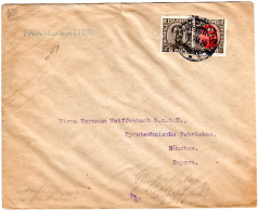 Island 1922, 6+4 Aur Auf Drucksache Brief V. Siglufjördur N. Bayern. - Cartas & Documentos