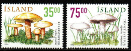 Island 1999 - Mi.Nr. 915 - 916 - Postfrisch MNH - Pilze Mushrooms - Hongos