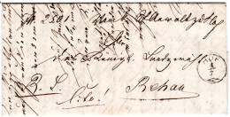 Bayern 1868, Zierstempel HOF Auf Brief M. Cito! - Vermerk N. Rehau. - Storia Postale