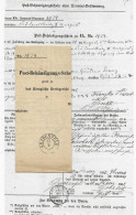 Preussen 1862, Gedruckter Post Behändigungs Schein M. K2 Gnadenfeld.  - Briefe U. Dokumente