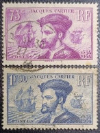 FRANCE Y&T N°296/297 Jacques Cartier. USED. - Oblitérés