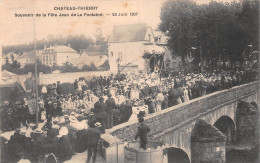 CHATEAU-THIERRY (Aisne) - Souvenir De La Fête Jean De La Fontaine, 23 Juin 1907 - Ecrit (2 Scans) - Chateau Thierry