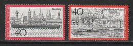 Bund Michel 761 - 762 Fremdenverkehr Hamburg Und Rüdesheim ** - Unused Stamps