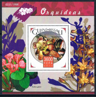 Bloc Sheet  Fleurs Orchidées Flowers Orchids  Neuf  MNH **  Guinee Guine Bissau 2015 - Orchids