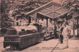 LE TRAMWAY DU JARDIN D'ACCLIMATATION BOIS DE BOULOGNE - Tramways