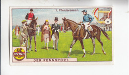 Urbinwerke Der Rennsport  Pferderennen   Serie 4 #1 Von 1930 - Andere & Zonder Classificatie