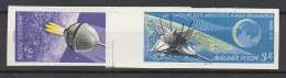 Ungarn Geschnitten: Mondlandung Luna 9, (1966) MNH ** - Sonstige & Ohne Zuordnung