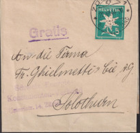 1944 Schweiz Streifband Zum: 51, 5 Cts Grün Edelweiss  ⵙ ZÜRICH - Ganzsachen