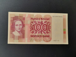 NORVEGE 100 KRONER 1987.SUP - Norvège