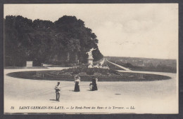 121612/ SAINT-GERMAIN-EN-LAYE,Le Rond-Point Des Roses Et La Terrasse - St. Germain En Laye (Castello)