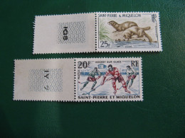 SAINT PIERRE ET MIQUELON YVERT POSTE ORDINAIRE N° 360/361 NEUFS** LUXE - MNH -  COTE 9,50 EUROS - Unused Stamps