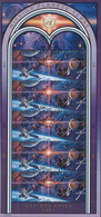 UNO GENF 219-220, Kleinbogen, Gestempelt, Internationales Weltraumjahr 1992 - Blokken & Velletjes