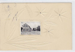 39022407 - Seltene Ritzkarte Burg B. Magdeburg, Untermhagen Gelaufen 1912. Leichte Stempelspuren, Sonst Gut Erhalten. - Sonstige & Ohne Zuordnung