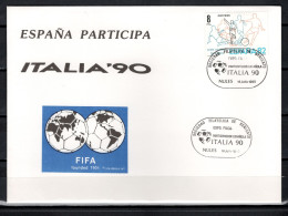 Spain 1990 Football Soccer World Cup Commemorative Cover - 1990 – Italia