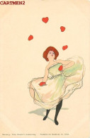 RAPHAEL KIRCHNER " DAME AUX COEURS " ILLUSTRATEUR ART NOUVEAU ILLUSTRATOR NÜRNBERG THEO STROEFER'S KUNSTVERLAG - Kirchner, Raphael