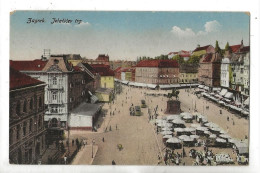 Zagreb (Croatie) : Jelacicev En 1919 (animé) PF. - Croatia