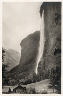 CARTOLINA SVIZZERA CASCATE STAUBBACH LAUTERBRUNNEN STAUBBACHFALL SWISS Postcard SCHWEIZERISCH Ansichtskarten - Lauterbrunnen