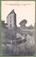 CPA Vue Rare - MAINE ET LOIRE - LE PUY NOTRE DAME - UNE VUE DU THOUET - AU MOULIN DE COUCHE - Barque Animée - Other & Unclassified