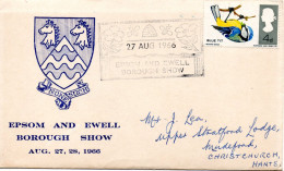 UK, GB, Great Britain, Epsom And Ewell Borough Show 1966 - Lettres & Documents