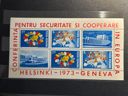 1973 Helsinki Geneva - Unused Stamps