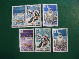 SAINT PIERRE ET MIQUELON YVERT POSTE ORDINAIRE N° 425/430 NEUFS** LUXE - MNH -  COTE 37,00 EUROS - Unused Stamps