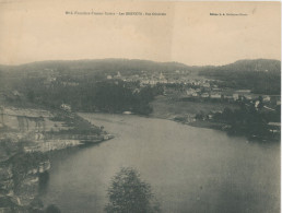 CPA Carte Monumentale Les Brenets Frontière Franco Suisse Vue Générale - Les Brenets