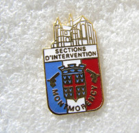 PIN'S     POLICE   MONTMORENCY   SECTIONS  D'INTERVENTION   Email Grand Feu - Policia