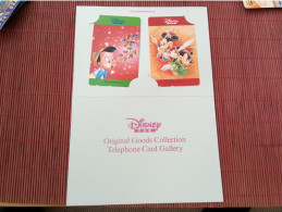 Disney 2 Phonecads With Folder Mint Rare - Disney