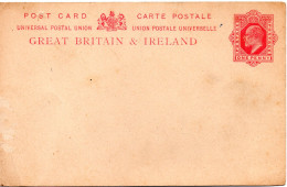 UK, GB, Great Britain And Ireland, Stationery,  Post Card - Postwaardestukken
