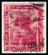1914 - EGIPTO - ESFINGE DE GIZEH - YVERT 48 - 1866-1914 Khedivate Of Egypt