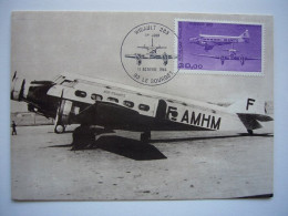 Avion / Airplane / AIR FRANCE / Wibault 282 T.12 / Carte Maximum - 1946-....: Ere Moderne