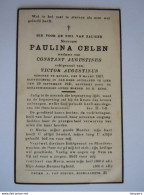 Doodsprentje Paulina Celen Kessel 1887 Lier 1941 Wed. Constant Augustinus Echtg. Victor Augustinus - Devotieprenten