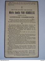 Doodsprentje Maria Amelia Van Humbeeck Kessel 1886 1942 Echt Ludovicus Vingerhoets - Andachtsbilder