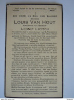 Doodsprentje Louis Van Hout Berlaar 1882 Kessel 1938 Echtg. Leonie Luyten - Devotieprenten