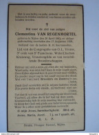 Doodsprentje Clementina Van Regenmortel Nijlen 1883 - 1938 - Santini