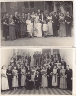 2 Alte Fotos AK .  Hochzeit. (  B1  ) - Anonyme Personen