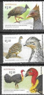 AUSTRALIA, 2022, MNH,BIRDS, MEGAPODES, 3v - Otros & Sin Clasificación