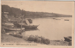 LE POULDU  CASIERS POUR LA PECHE DU HOMARD - Le Pouldu