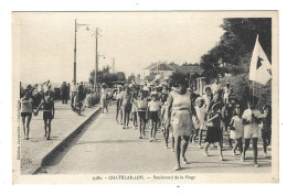 17 - Chatelaillon - Boulevard De La Plage - Animée, Défilé D'enfants - Châtelaillon-Plage
