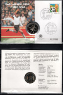 Germany 1994 Football Soccer World Cup Commemorative Cover With US Half Dollar Coin - 1994 – Estados Unidos