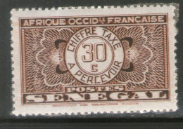 Senegal 1935 30c Postage Due Sc J26 Stamp MNH # 229 - Sénégal (1960-...)