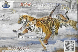 ZOOS , 2019, MNH, FAUNA, TIGERS, S/SHEET - Big Cats (cats Of Prey)